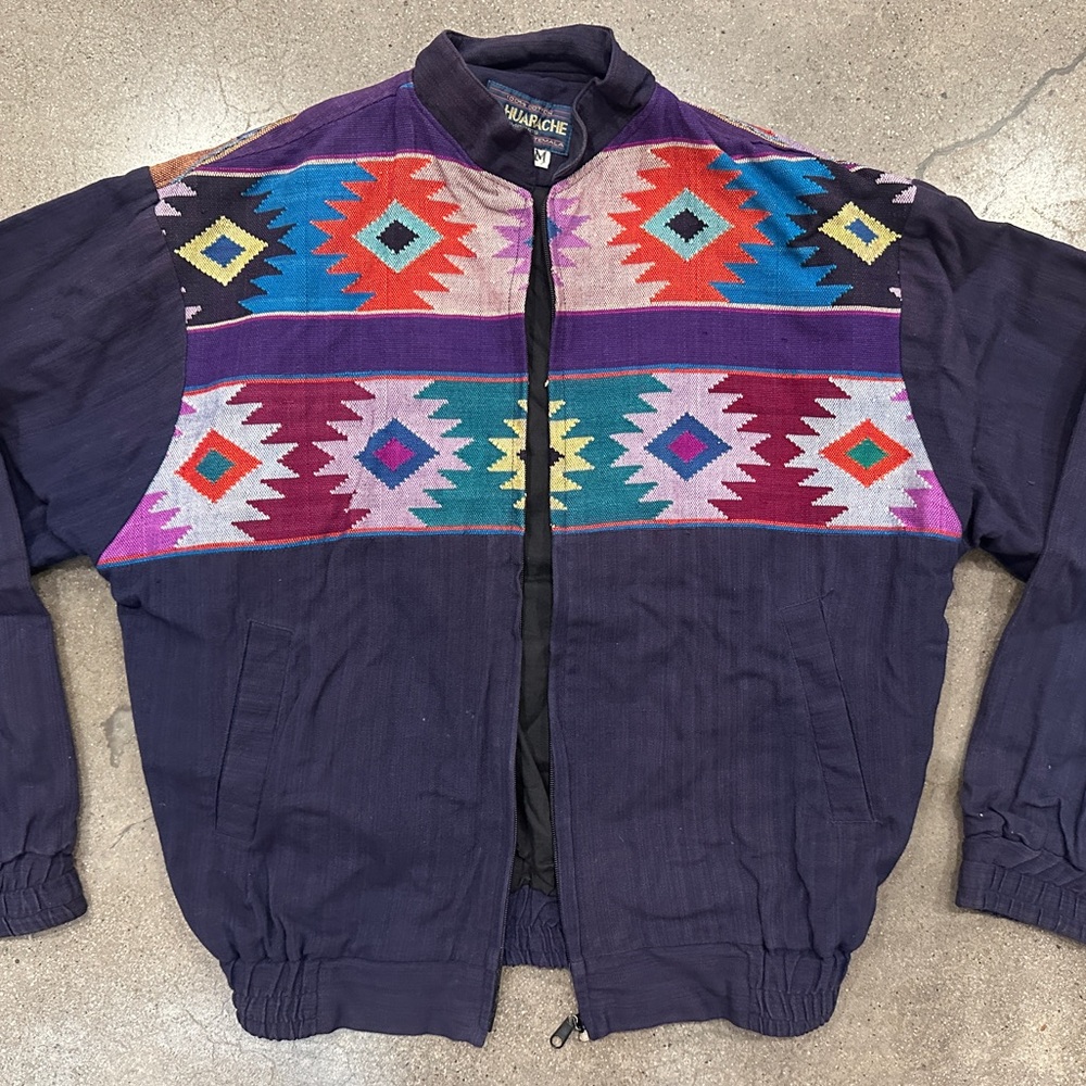 Vintage El Huarache Jacket Made in Guatemala